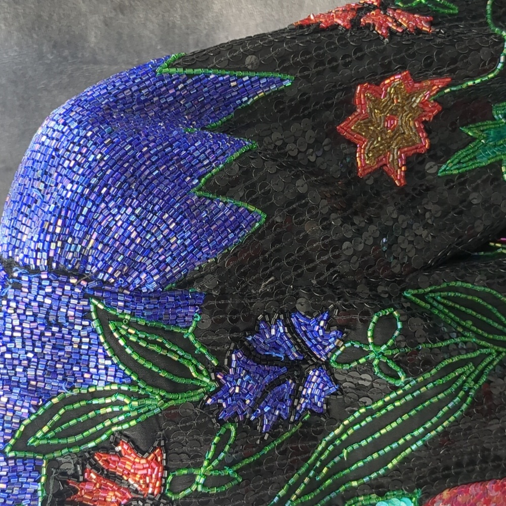 Lawrence Kazar Sequined Jacket - image 4